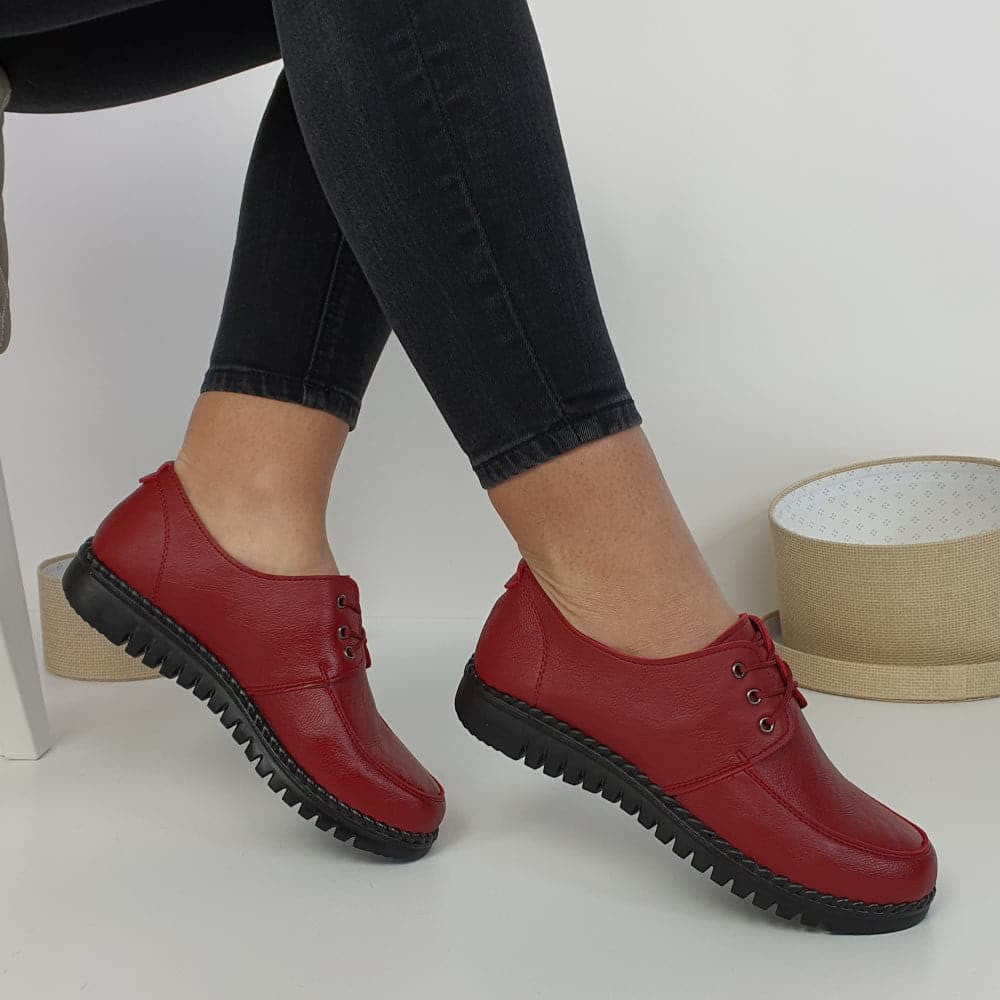 Pantofi Casual Agrata Rosu