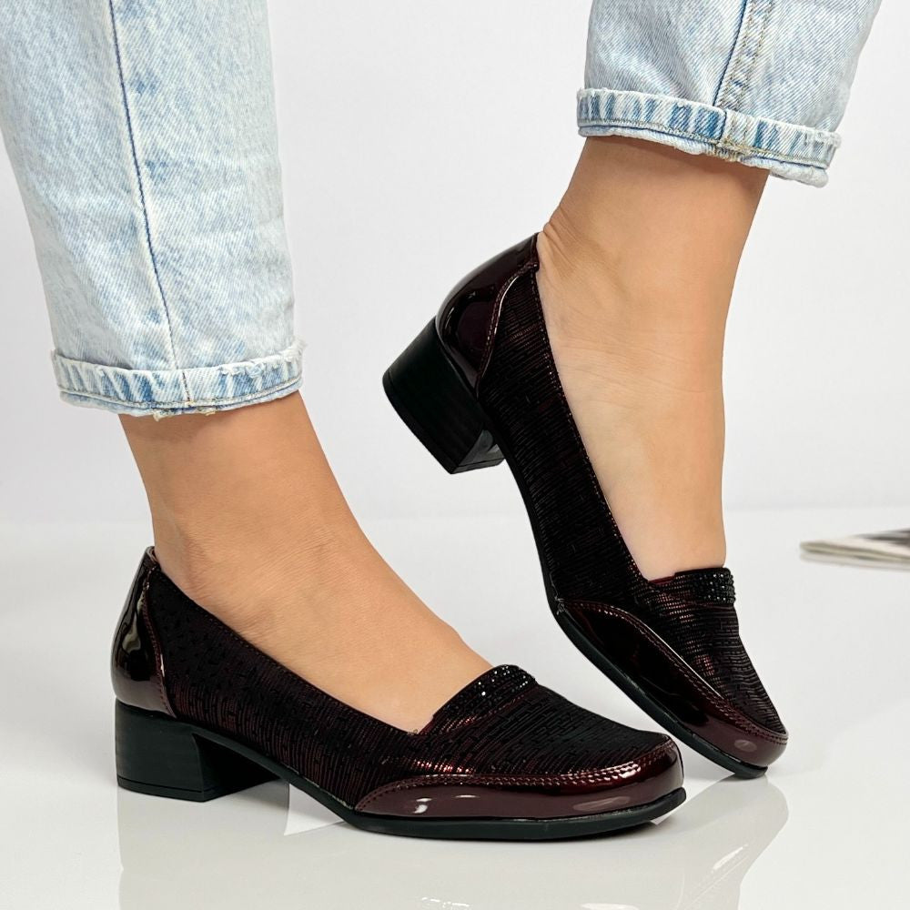 Pantofi Casual Alvonia Visiniu
