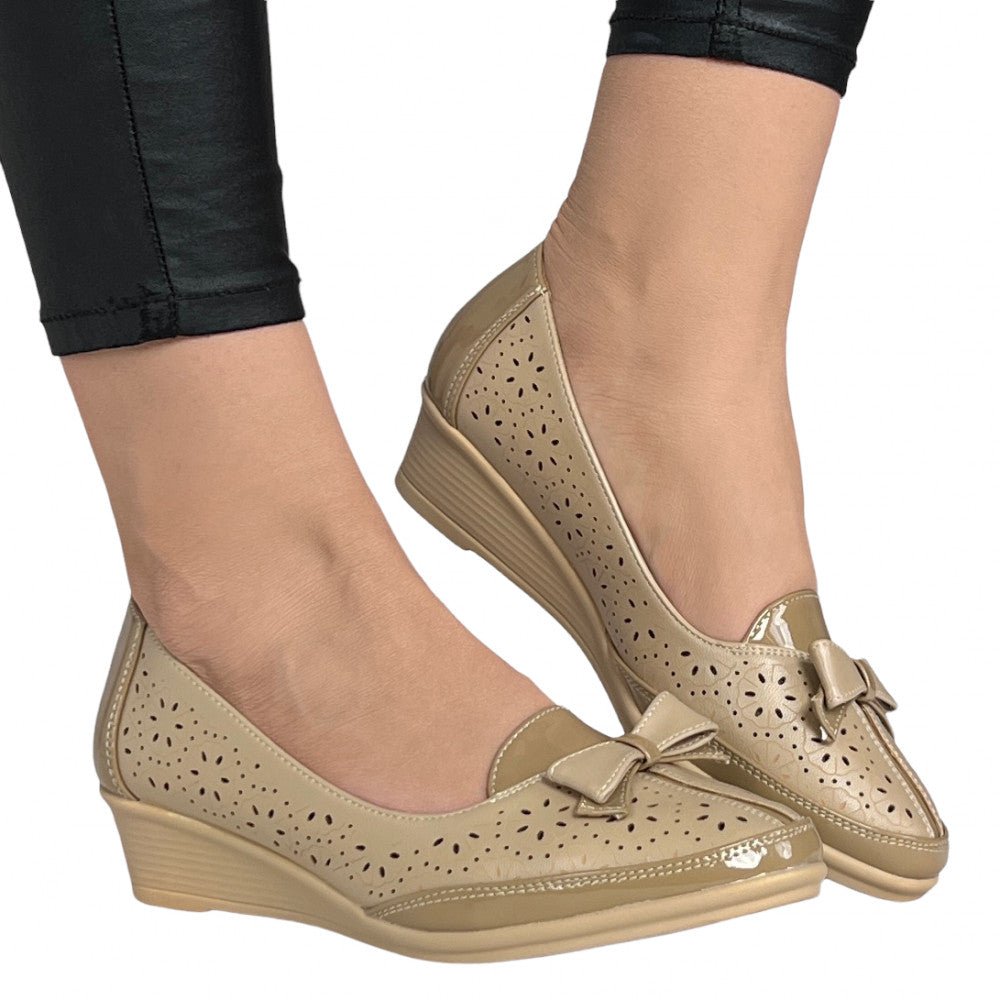 Pantofi Casual Maresa Bej - BristoGool
