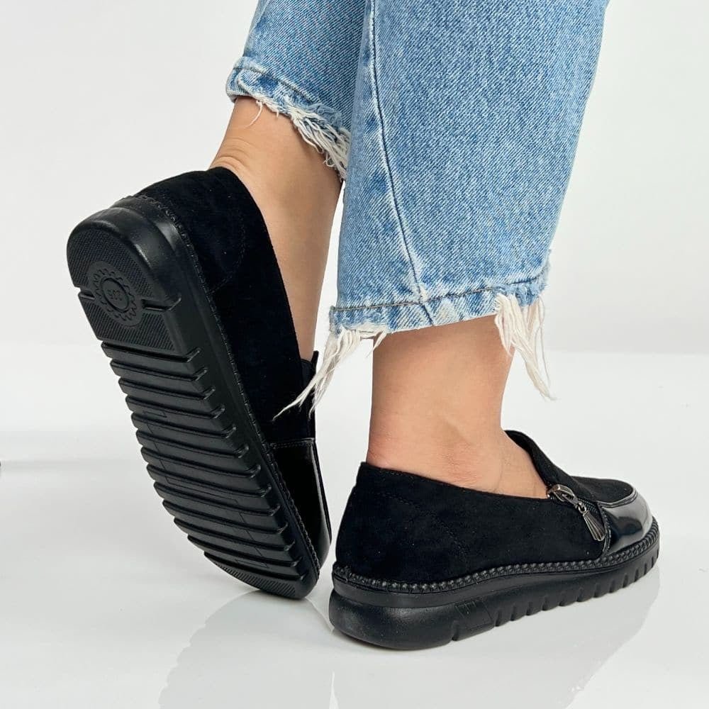 Pantofi Casual Retima Negru - BristoGool