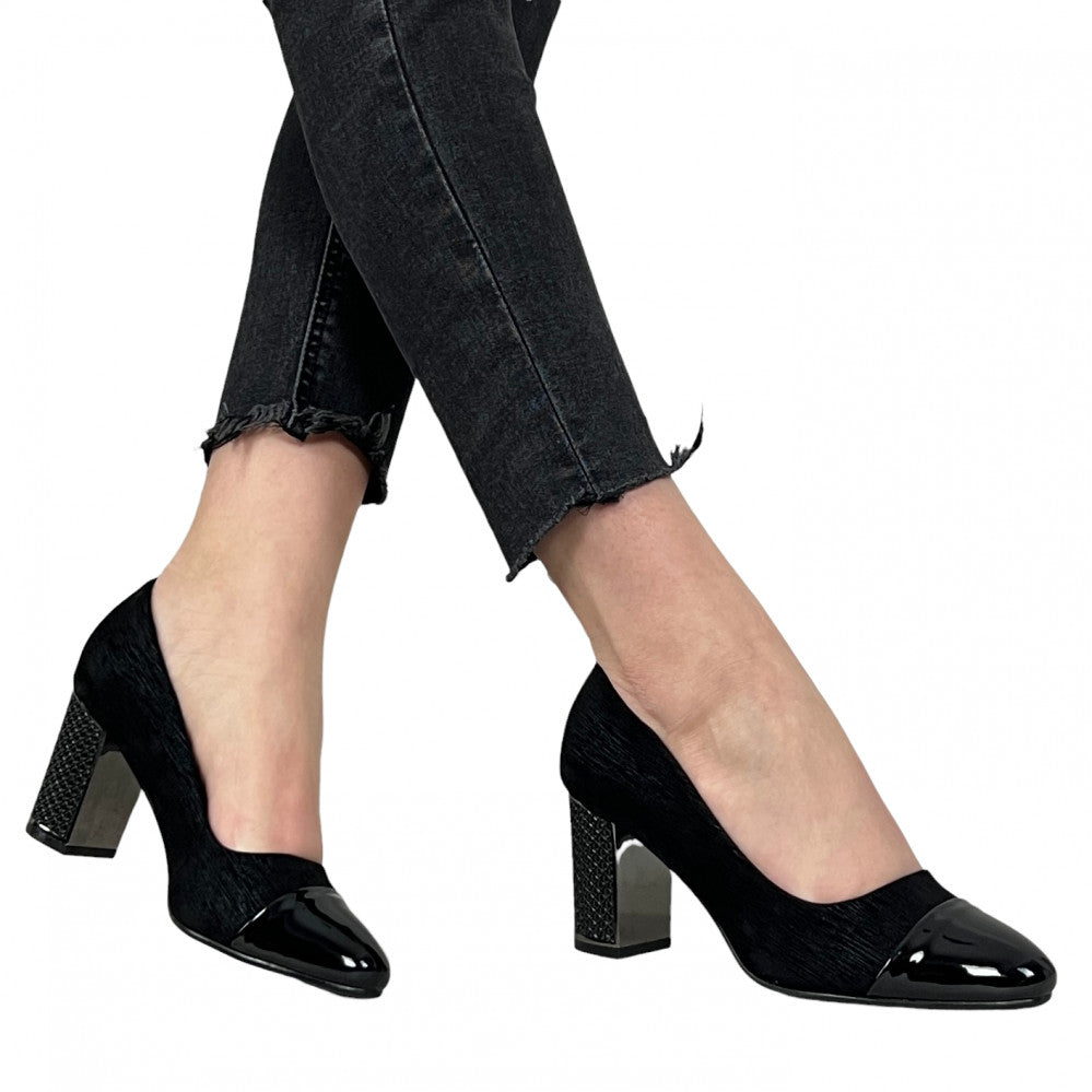 Pantofi Cu Toc Belinda 2 Negru