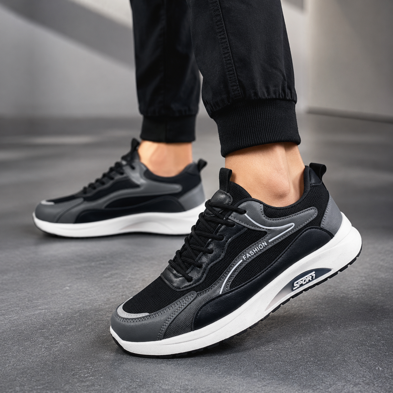 Pantofi Sport Bercay Negru