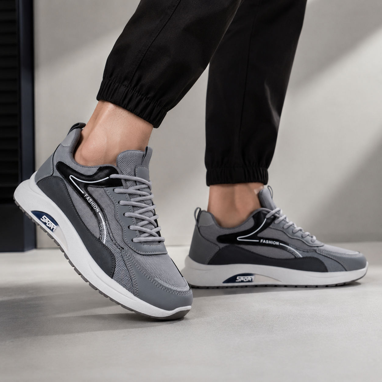 Pantofi Sport Bercay Gri