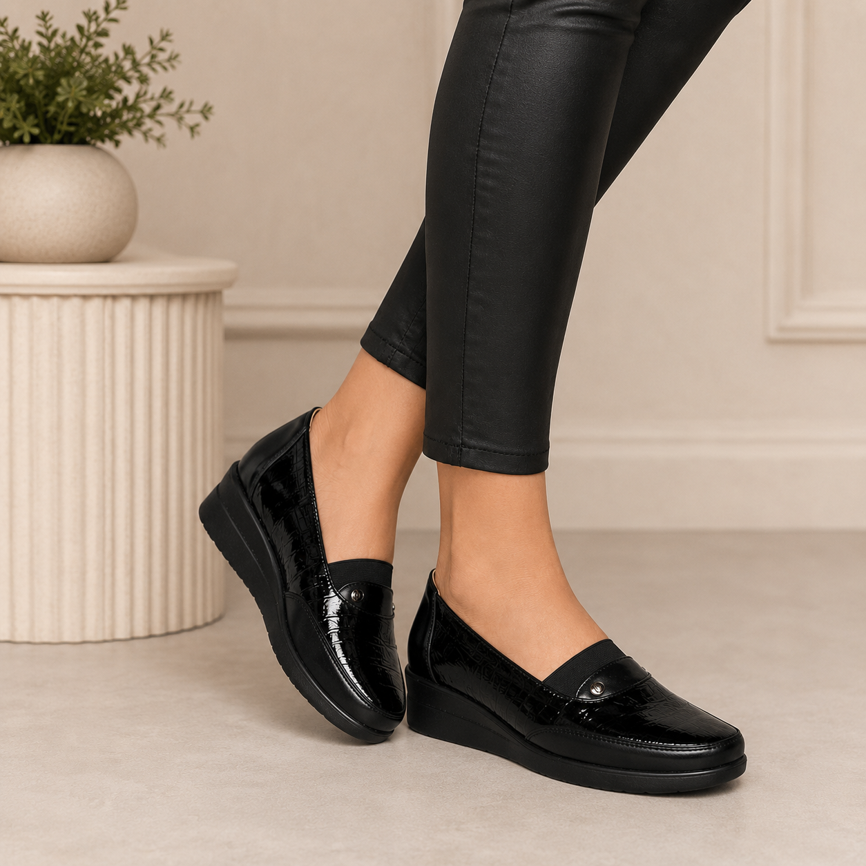 Pantofi Casual Lacti 1 Negru