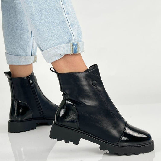 Ghete Imblanite Flore 6 Negru