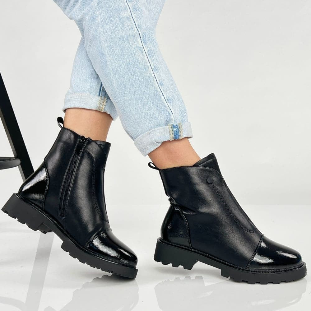 Ghete Imblanite Flore 6 Negru