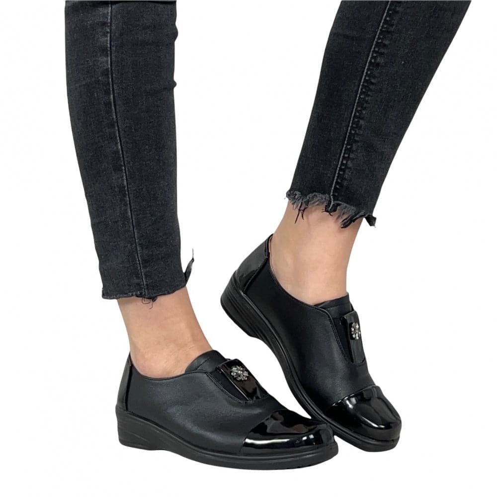 Pantofi Casual Agota Negru - BristoGool