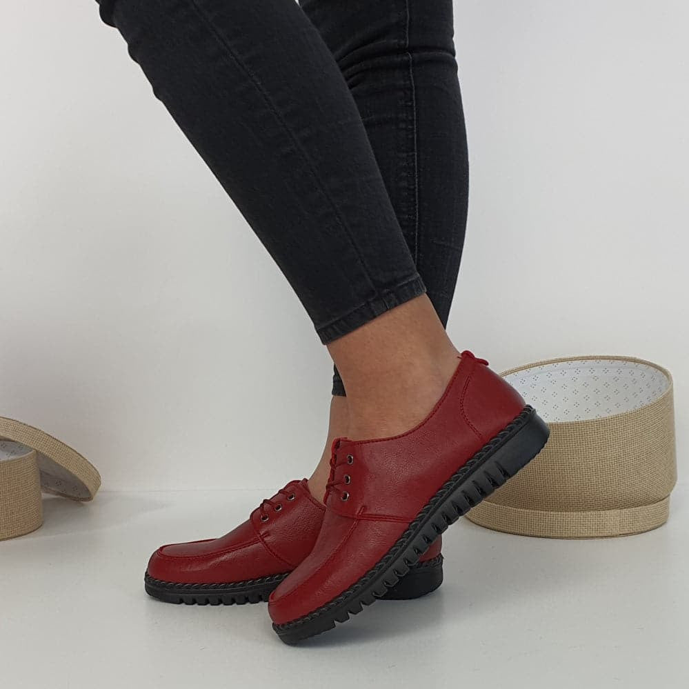 Pantofi Casual Agrata Rosu
