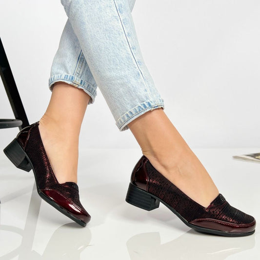 Pantofi Casual Alvonia Visiniu