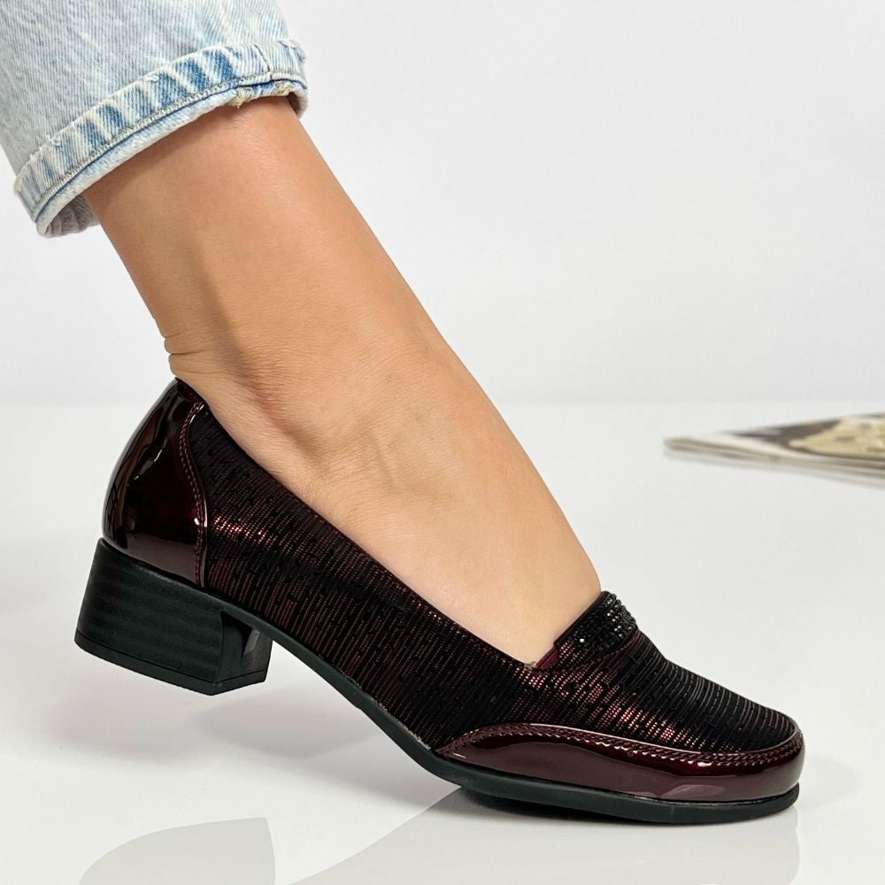 Pantofi Casual Alvonia Visiniu