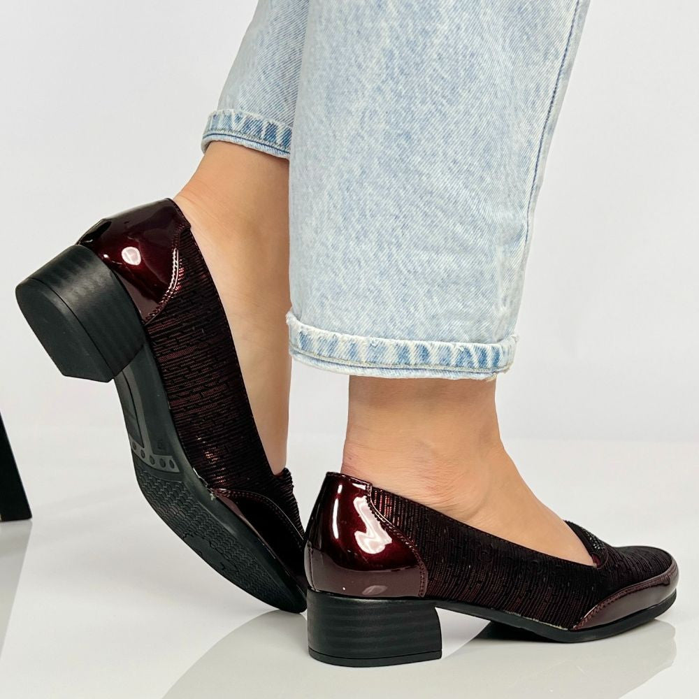 Pantofi Casual Alvonia Visiniu