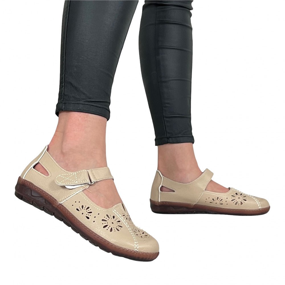 Pantofi Casual Amerina Bej - BristoGool
