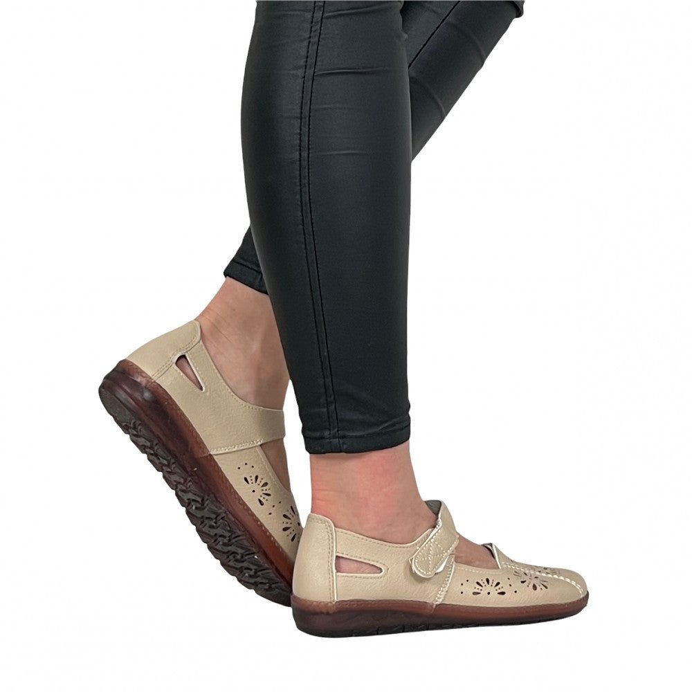 Pantofi Casual Amerina Bej - BristoGool