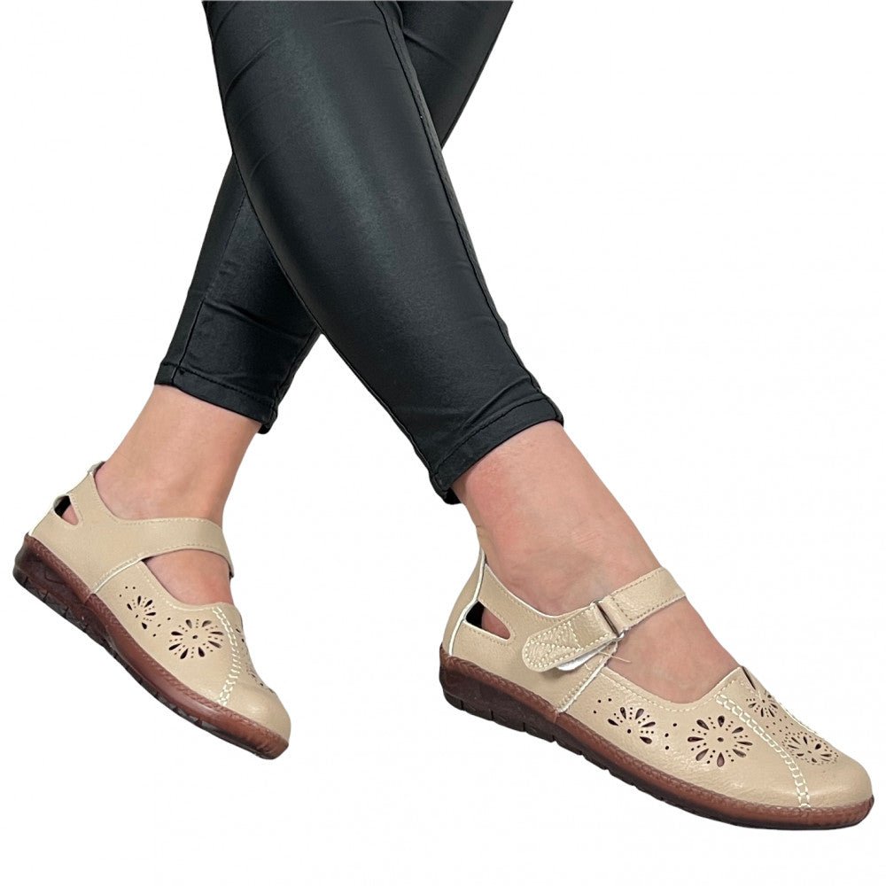 Pantofi Casual Amerina Bej - BristoGool
