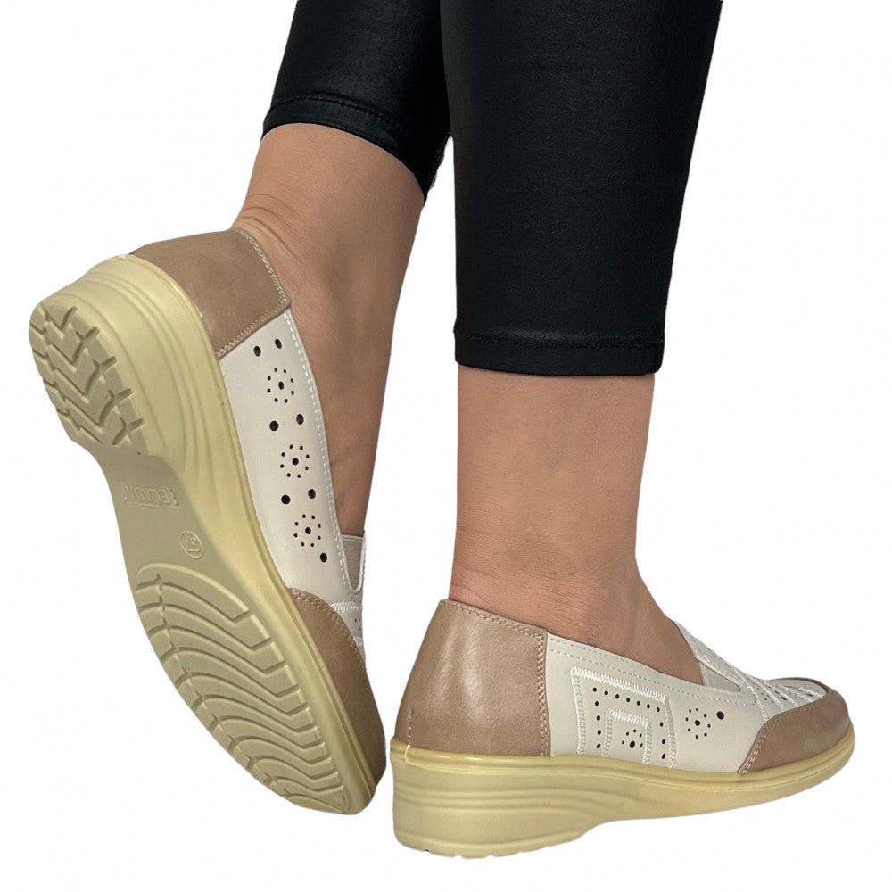 Pantofi Casual Amfora Bej