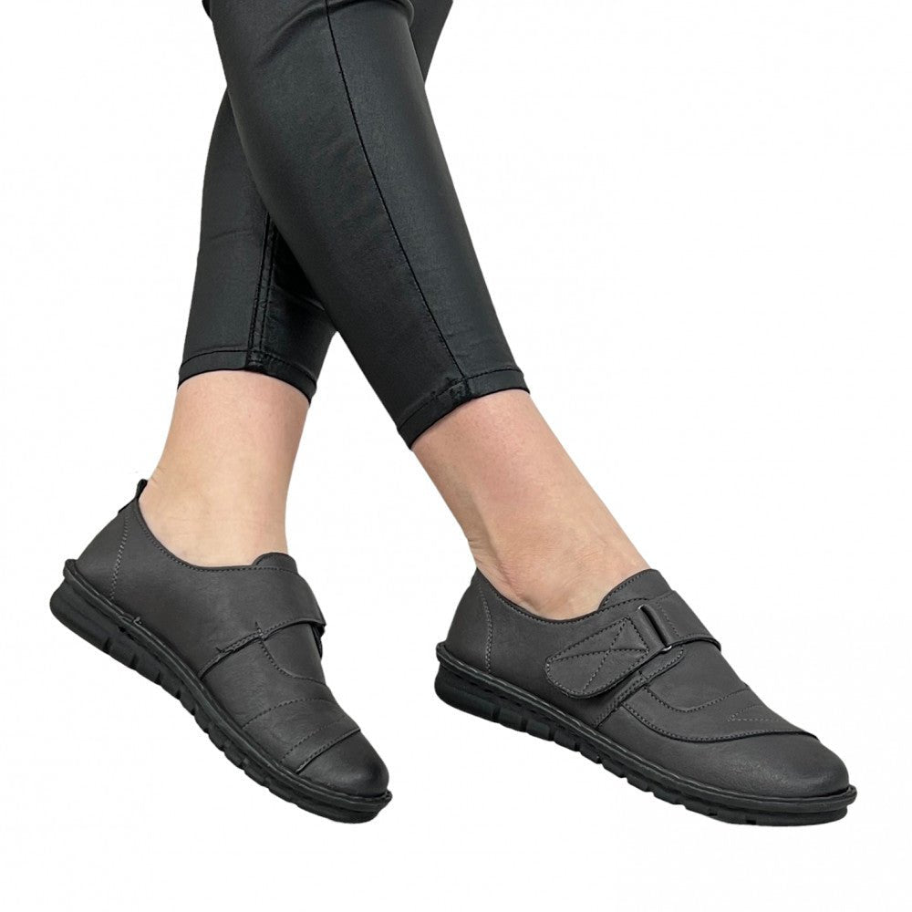 Pantofi Casual Amina Gri - BristoGool