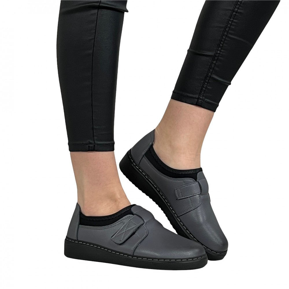 Pantofi Casual Aneta Gri - BristoGool