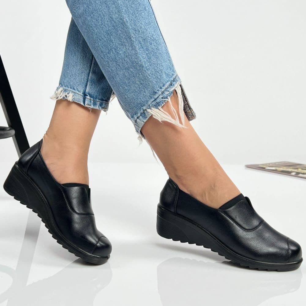 Pantofi Casual Chemisa Negru - BristoGool