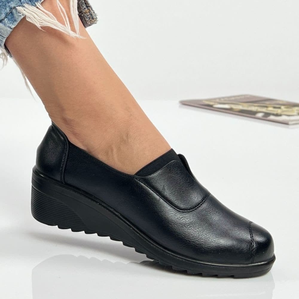 Pantofi Casual Chemisa Negru - BristoGool