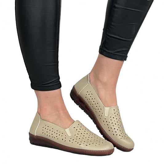 Pantofi Casual Dariana Bej - BristoGool