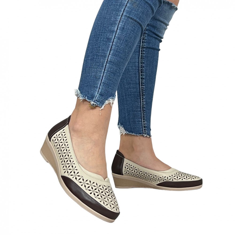 Pantofi Casual Debera Bej - Maro - BristoGool