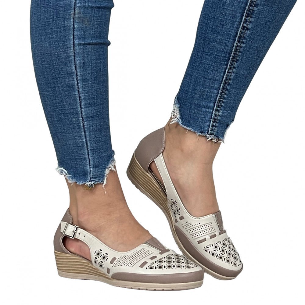 Pantofi Casual Debie Bej - BristoGool