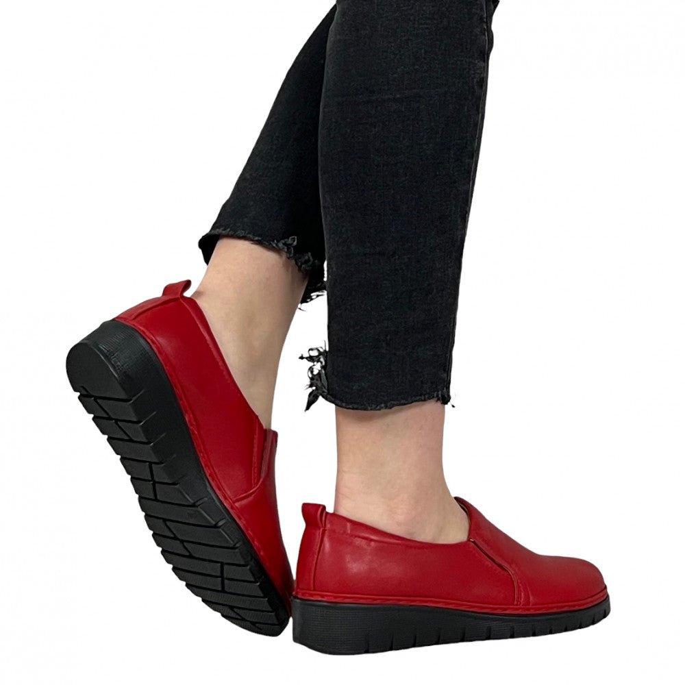 Pantofi Casual Despina Rosu - BristoGool