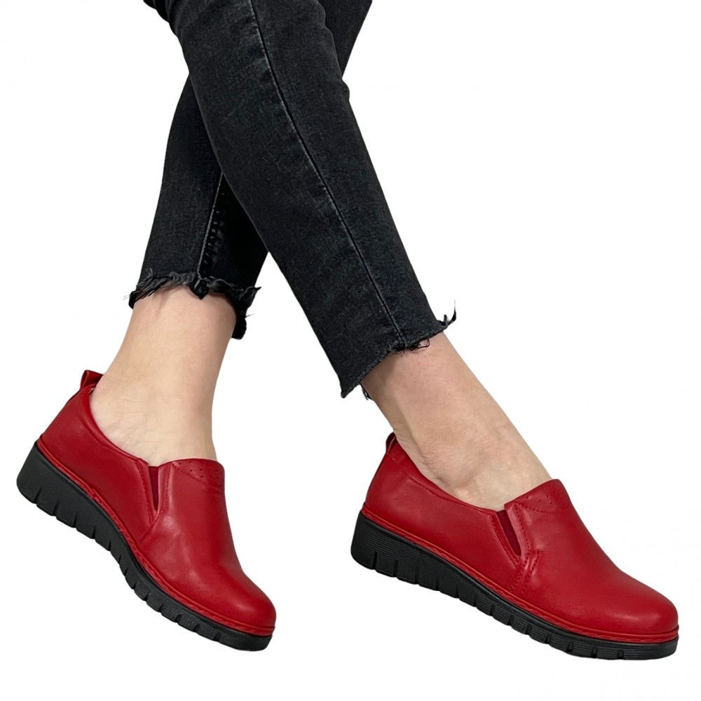 Pantofi Casual Despina Rosu - BristoGool