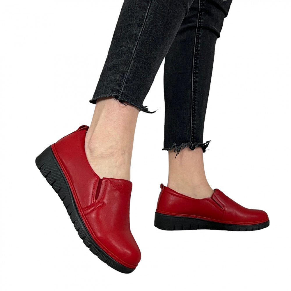 Pantofi Casual Despina Rosu - BristoGool