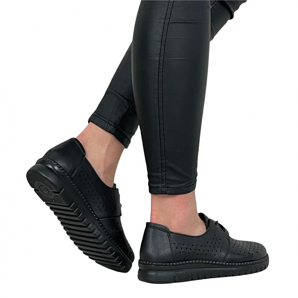 Pantofi Casual Eliodora Negru - BristoGool