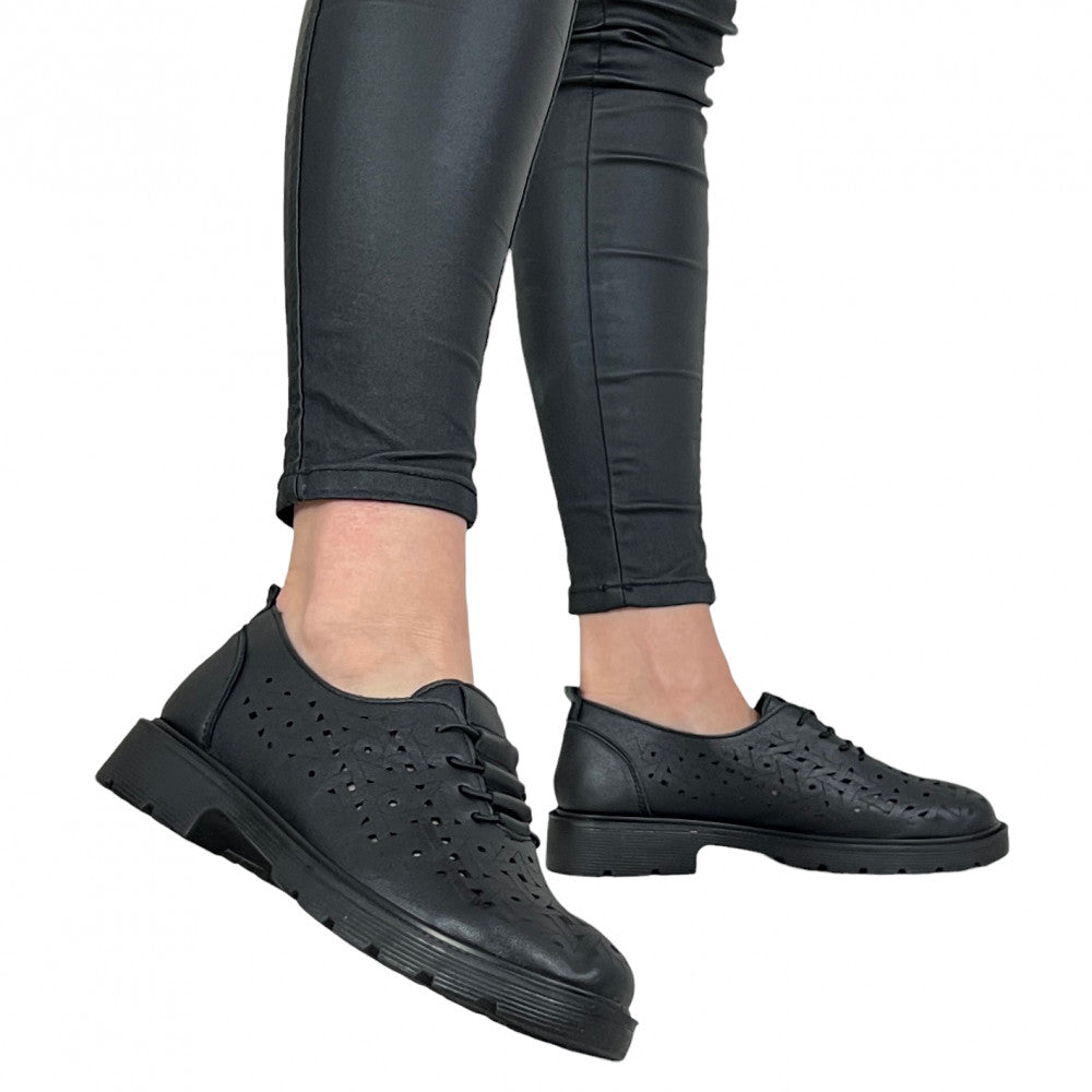 Pantofi Casual Emiliana Negru