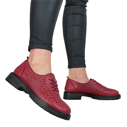 Pantofi Casual Emiliana Rosu