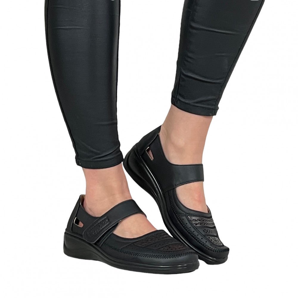 Pantofi Casual Fabios Negru - BristoGool