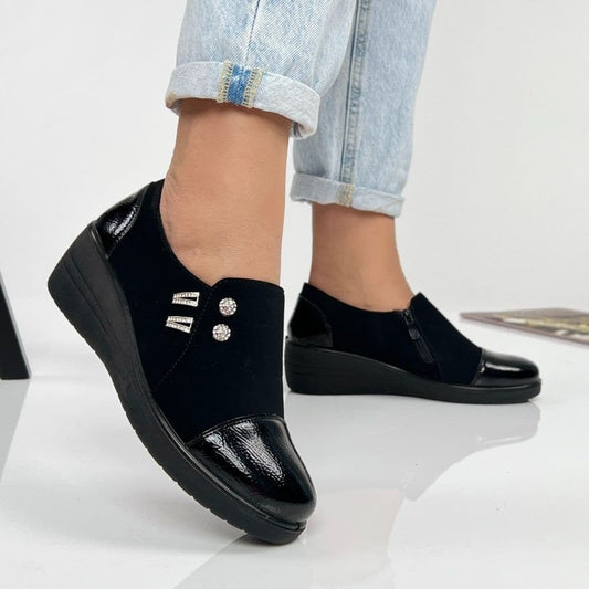 Pantofi Casual Faviana 1 Negru - BristoGool