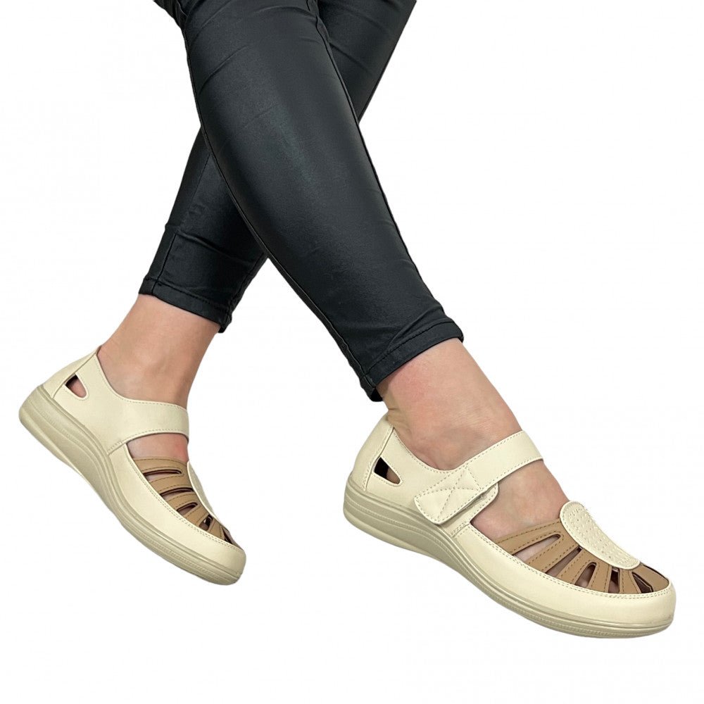 Pantofi Casual Filoma Bej - BristoGool