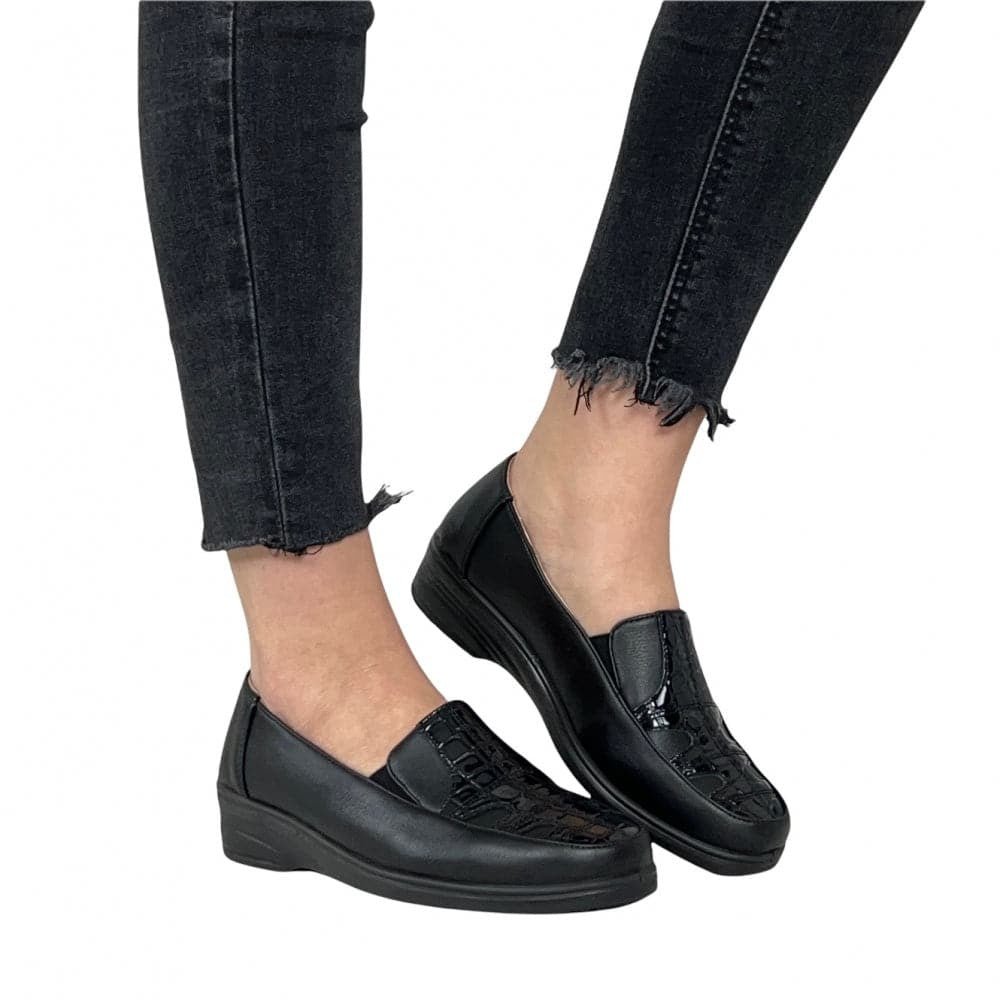 Pantofi Casual Galia 1 Negru - BristoGool
