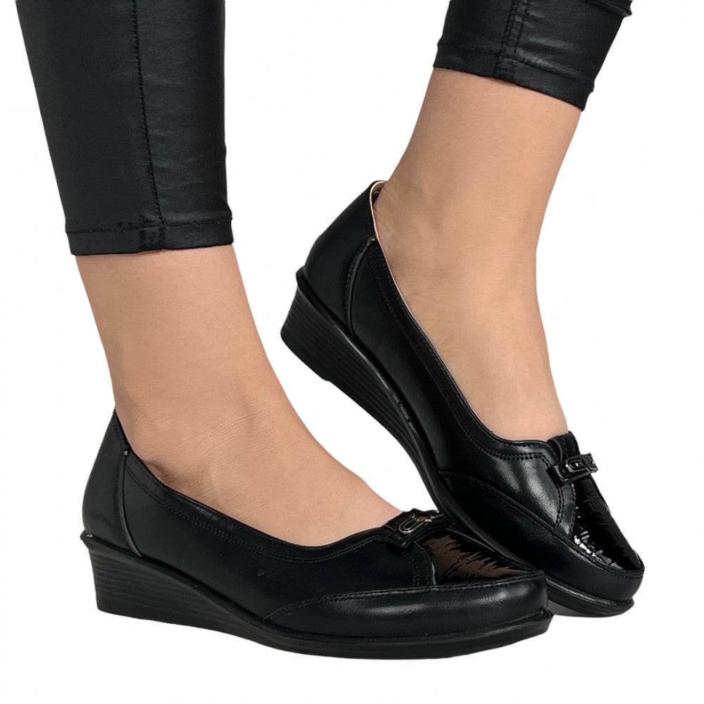 Pantofi Casual Geneva Negru - BristoGool
