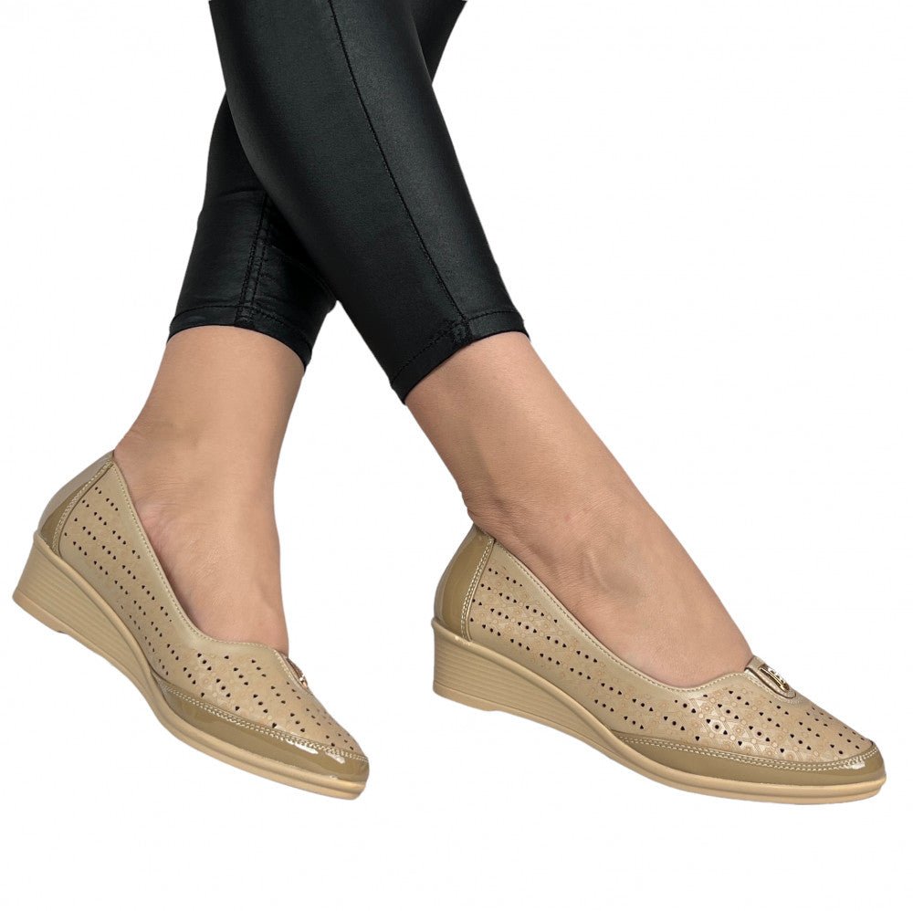 Pantofi Casual Hema Bej - BristoGool