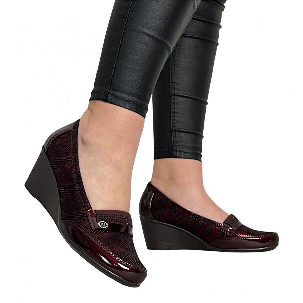Pantofi Casual Irema Visiniu - BristoGool