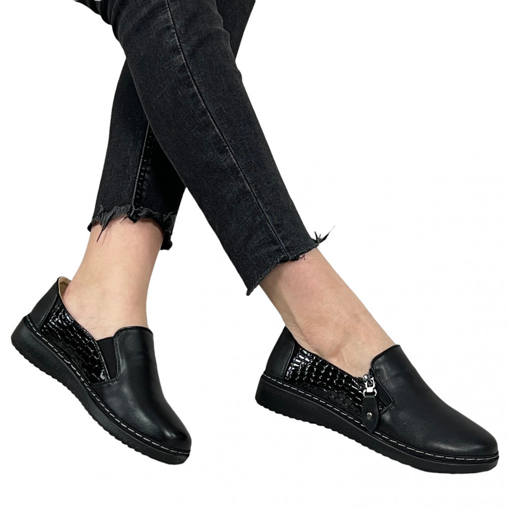 Pantofi Casual Joana Negru