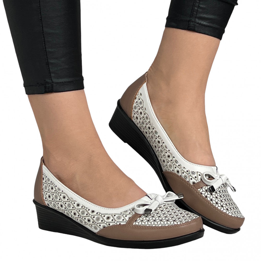 Pantofi Casual Larisa Alb