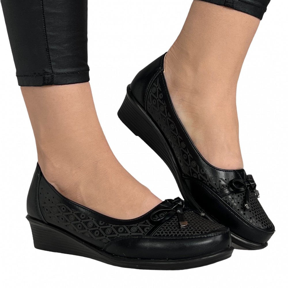 Pantofi Casual Larisa Negru - BristoGool
