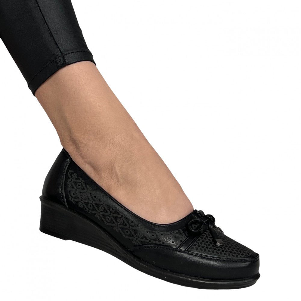 Pantofi Casual Larisa Negru - BristoGool