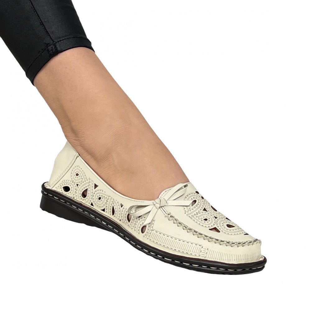 Pantofi Casual Lorena Bej - BristoGool