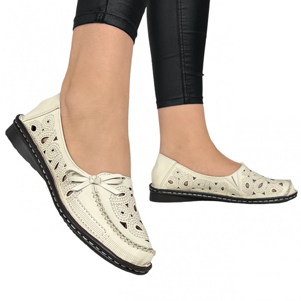 Pantofi Casual Lorena Bej - BristoGool