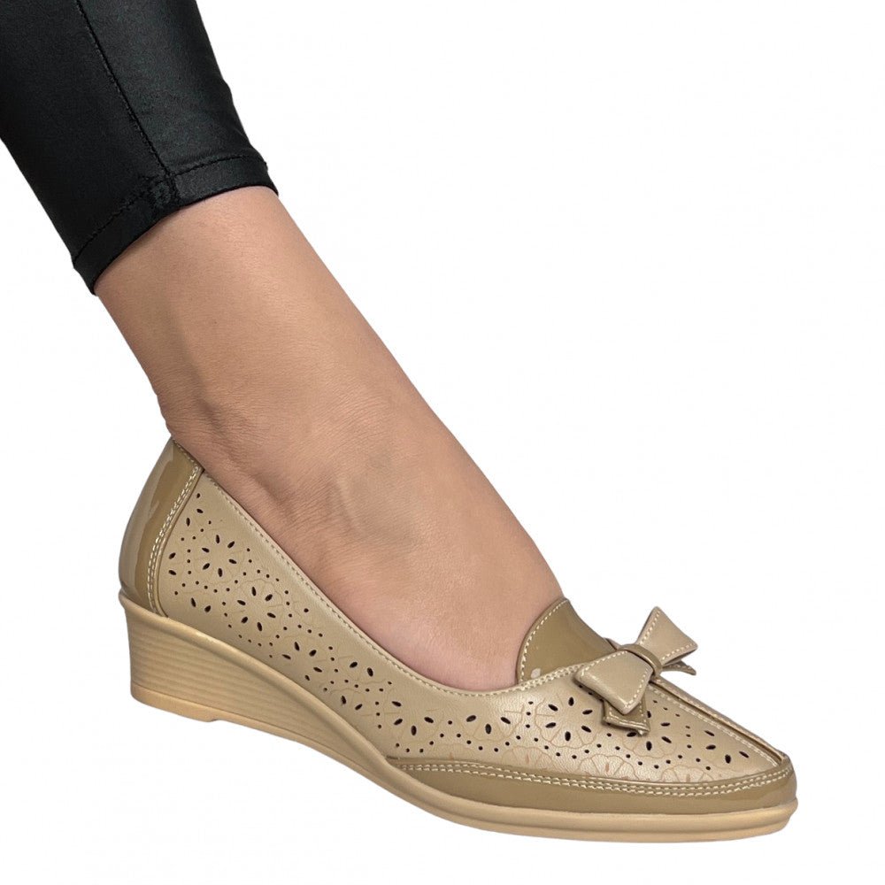 Pantofi Casual Maresa Bej - BristoGool