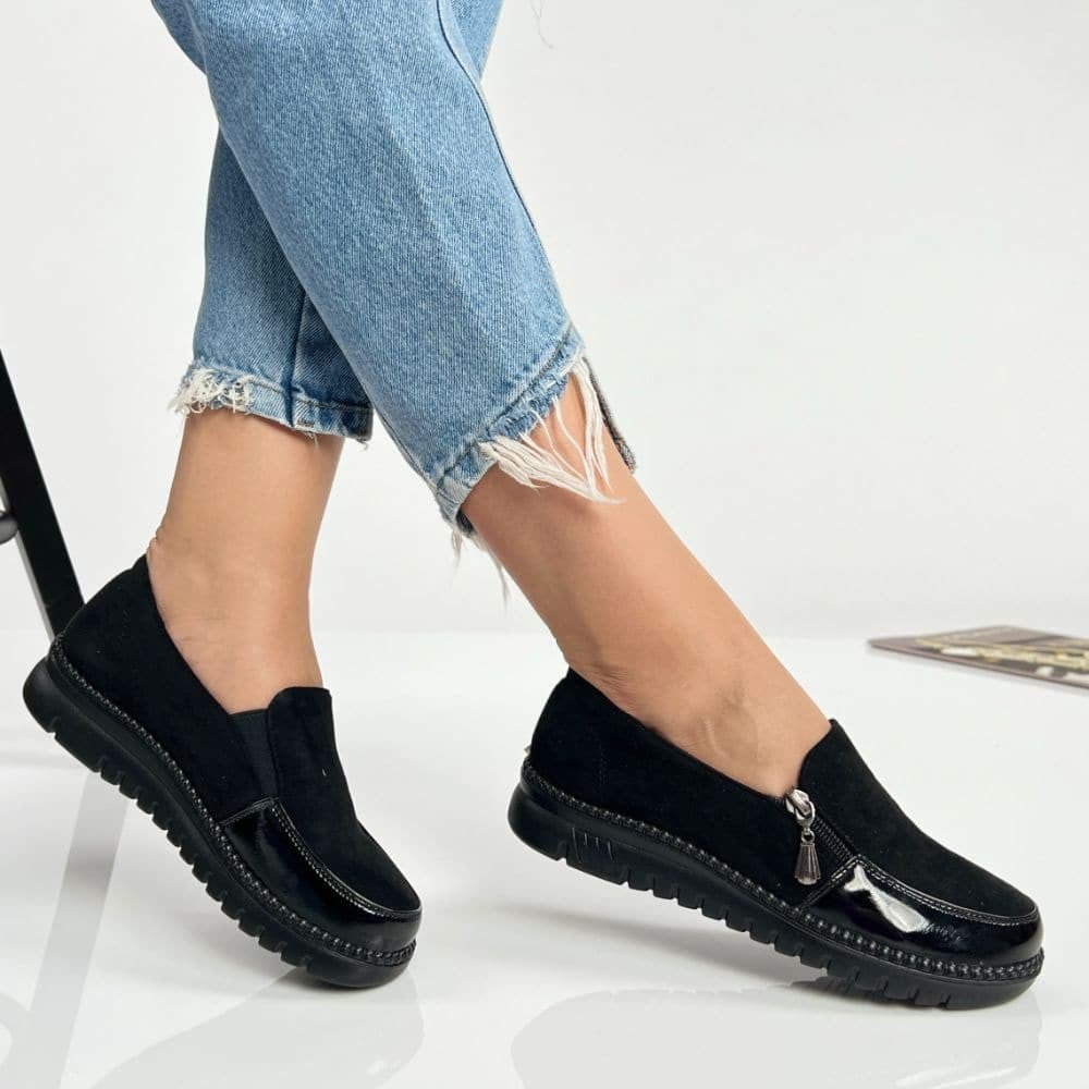 Pantofi Casual Retima Negru - BristoGool