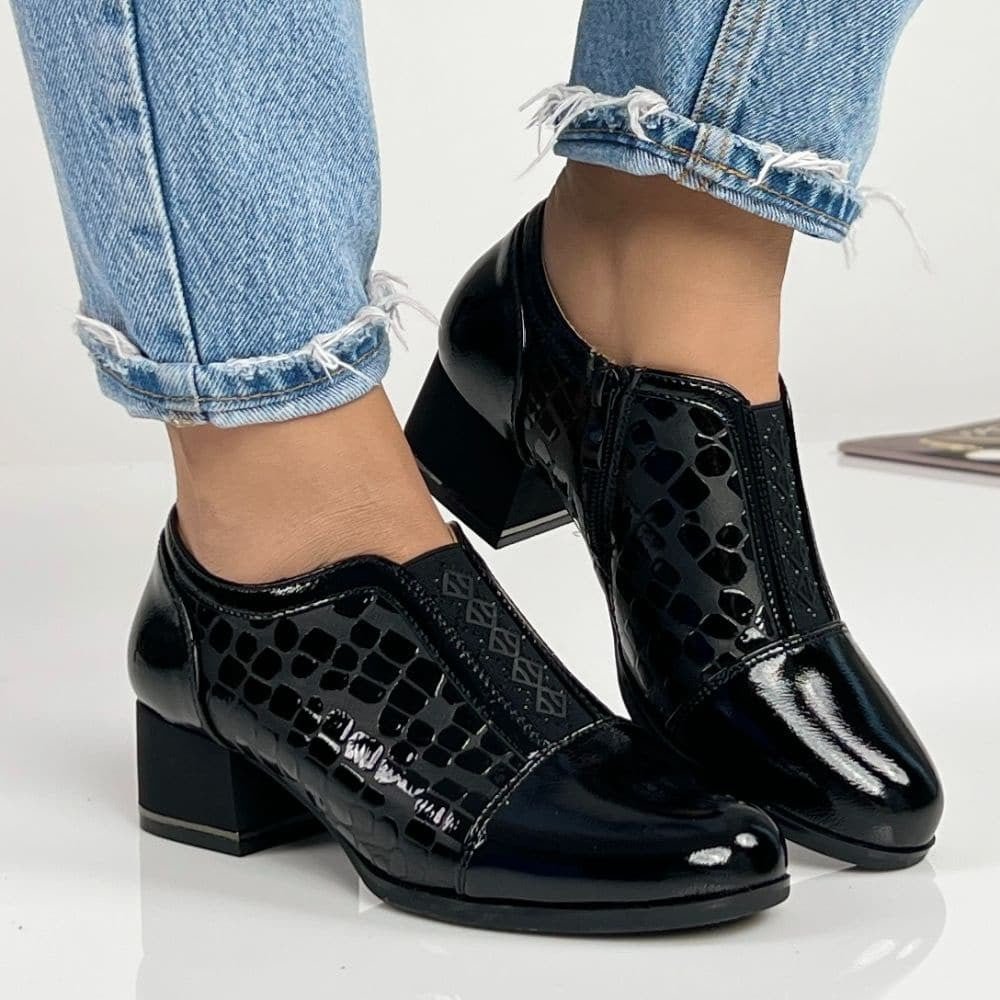 Pantofi Casual Romina Negru - BristoGool