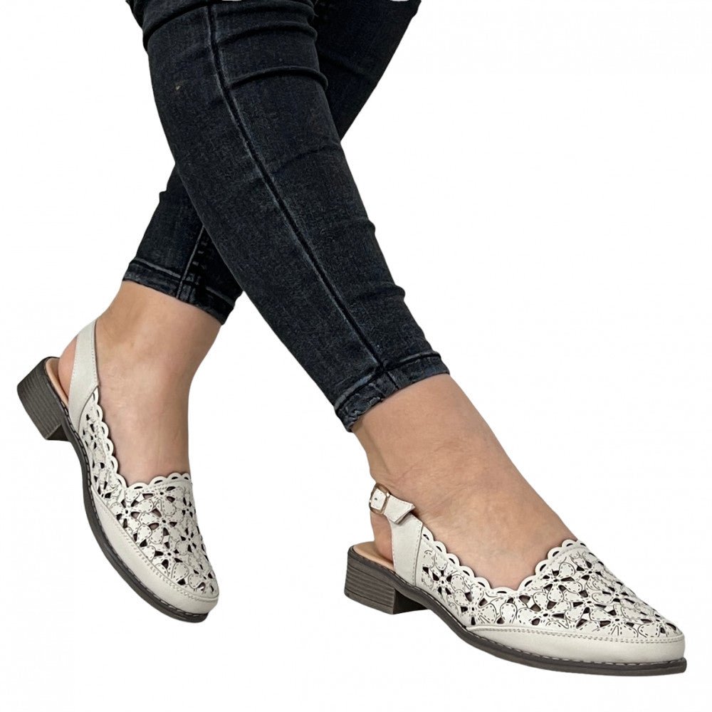 Pantofi Casual Silma Bej - BristoGool
