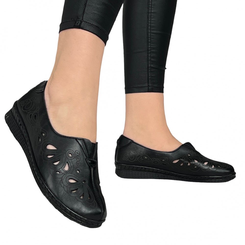 Pantofi Casual Stefania Negru - BristoGool